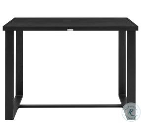 Alegria Black Outdoor Rectangular Counter Height Dining Room Set
