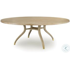 Maison '47 Blonde Cerused 71" Round Dining Table