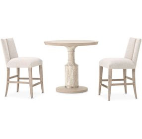 Lotus Bay Sand 40" Round Gathering Table