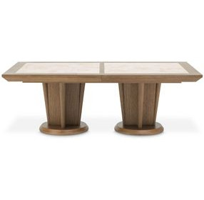Portrait Sienna Brown Extendable Rectangular Dining Room Set