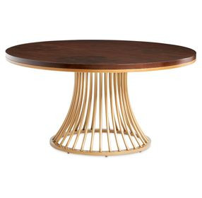 Camellia Field Pecan Dining Room Set