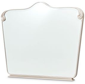 Camellia Field Champagne Gold Arched Dresser Mirror