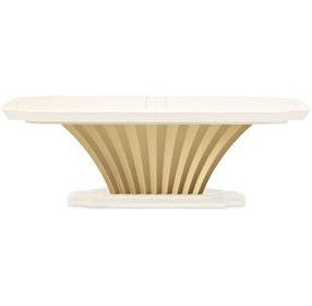 Fantosini Creamy Pearl Extendable Rectangular Dining Room Set