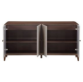 Houston Walnut Sideboard with Adjustable Shelves