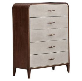 Houston Walnut 5 Drawer Chest