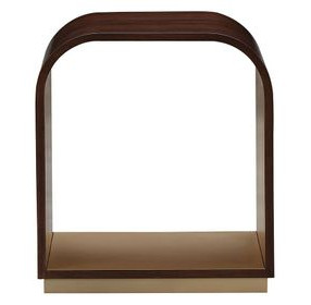 Houston Walnut Rectangular End Table