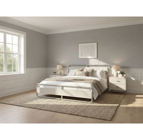 Zest Light Oak and Gray Queen Platform Bed