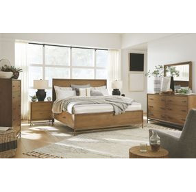 Lindon Belgian Wheat and Coffee Bean 6 Drawer Dresser
