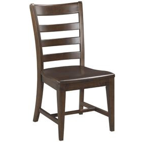 Kafe Mocha Performance Fabric Ladder Back Dining Chair