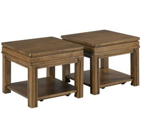 Nicolette Hamilton Auburn Square Bunching Occasional Table Set