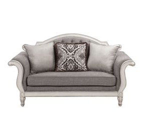 Florian Gray 71" Loveseat with Pillow