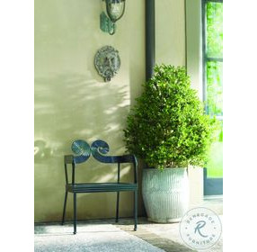 Augustine Litchfield Green Scrolled Side Chair