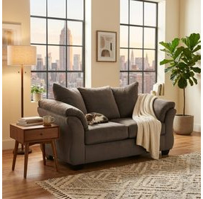 Darcy Cobblestone 64" Loveseat