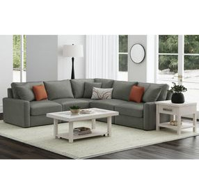 Rhiannon Antique White Rectangular Glass Top Coffee Table