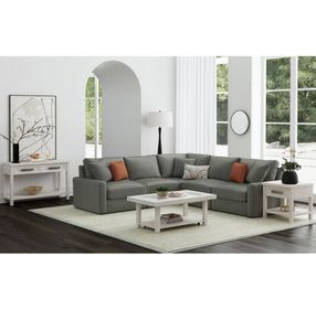 Rhiannon Antique White Rectangular Sofa Table
