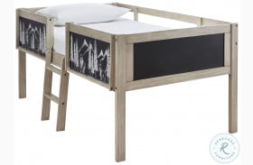 Wrenalyn Two Tone and Black Twin Loft Bed
