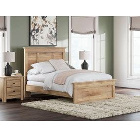 Allihauser Tan Full Panel Bed