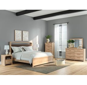 Prandefort Tan Rectangular Dresser Mirror