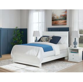 Bostwick Shoals White Queen Panel Bed