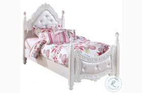 Exquisite Twin Poster Bed