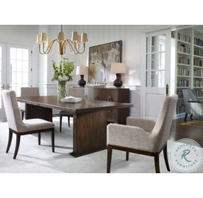 Manning Brunette 84" Extendable Rectangular Dining Table