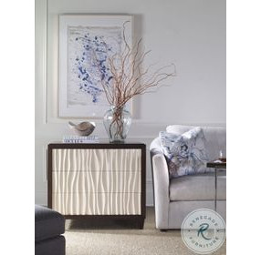 Russo Brunette And Cameo 3 Drawer Chest with USB Charging
