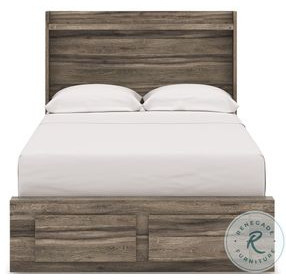 Jusika Brown Youth Panel Storage Bedroom Set
