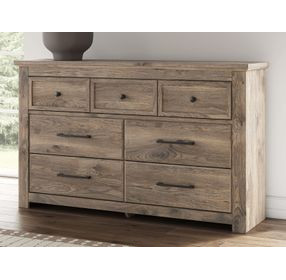 Stanziford Deep Brown 7 Drawer Dresser