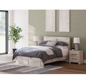 Lawroy Rustic White Queen Panel Headboard