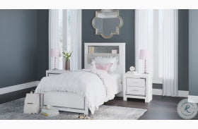 Altyra White Youth Bookcase Bedroom Set