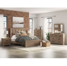 Contoura Natural Rustic Rectangular Dresser Mirror