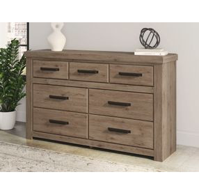 Contoura Natural Rustic 7 Drawer Dresser