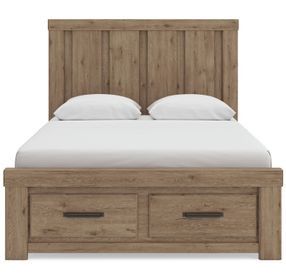 Contoura Light Brown Storage Panel Bedroom Set