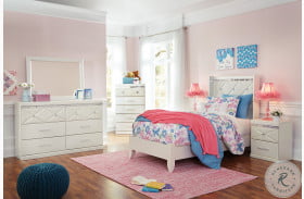 Dreamur Champagne Youth Panel Bedroom Set