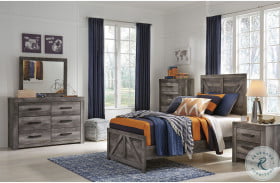 Wynnlow Gray Youth Panel Bedroom Set
