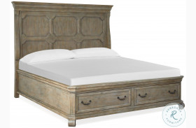 Tinley Park Dovetail Grey Cal. King Panel Storage Bed