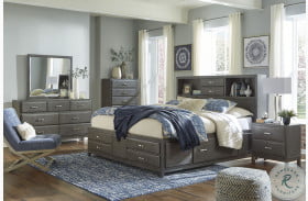 Caitbrook Gray Storage Panel Bedroom Set
