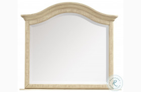 Harlow Weathered Bisque Shaped Mirror