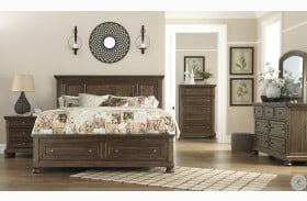 Flynnter Medium Brown Storage Panel Bedroom Set