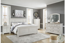 Robbinsdale Antique White Panel Bedroom Set