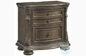Charmond Brown Two Drawer Nightstand