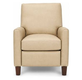 Fremont Cashmere Stone Leather Push Thru The Arms Recliner