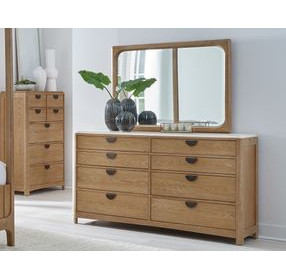 Escape Glazed Natural Oak Dresser