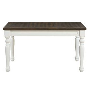 Joanna Brown and Cream Rectangular Kids Dining Room Set