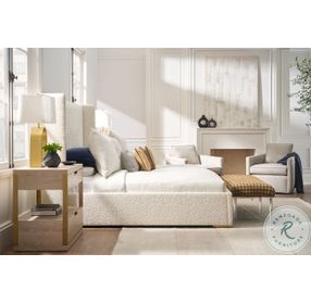 Cadence Sand Cerused 2 Drawer Nightstand