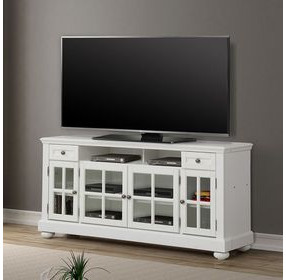 Cape Cod Vintage White 63" TV Console