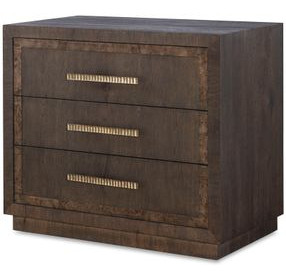 Monterey Hawthorne Dark 3 Drawer Nightstand