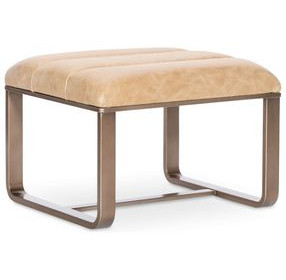 Cooper Brown Upholstered Rectangular Ottoman