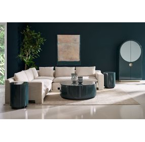 Cocktail Couture Apatite Gloss Round End Table