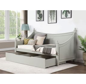 Lycoris Light Gray Twin Daybed with Trundle